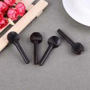 4pcs Violin Tuning Pegs Ebony Violin Peg Musical Instrument Violin Part Kit