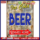 Beer Sheet Metal Drawing Metal Painting Tin Wall Home Poster Sign for Bedroom