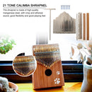21-Key Kalimba Mbira DIY Part Set Shrapnel Tuning Hammer Musical Accessories Kit