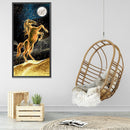 Golden Horse Full Round Diamond Painting DIY Mosaic Pictures Kit Home Decor Gift