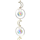 Suncatcher Crystal Moon Sun Ball Chandelier Pendant Prism Hanging Lamp Orna