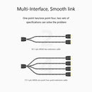 COOLMOON 5V 3Pin HUB Splitter Cable Extension Cord for Mainboard (1 to 2) Newly