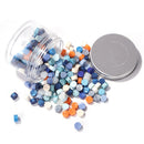 200pcs Retro Fire Paint Sealing Wax Tablet Pill Stamp Envelope (Blue)