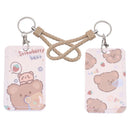 Cute Bear Bank Card Holder Bus Card Case Identity Badge Cover ID Credit Holder