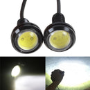 2x White DC12V 9W Eagle Eye LED Daytime Running DRL Backup Light Car Lamp Newly