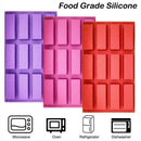 1xRectangular Thick Silicone Mold For Handmade Soaps Craft DIY Homemade I2U6