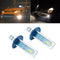 1 Pair H1 3030 6SMD Car LED Headlight 20W 1100LM Fog Lamp Bulbs White Light