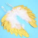 Angel Feather Wings Baby Leaves Headband Hair Head Bands (gloden) Newly