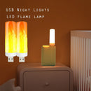 Flashing Camping Light Candle Lights Atmosphere Light Night Lights LED USB