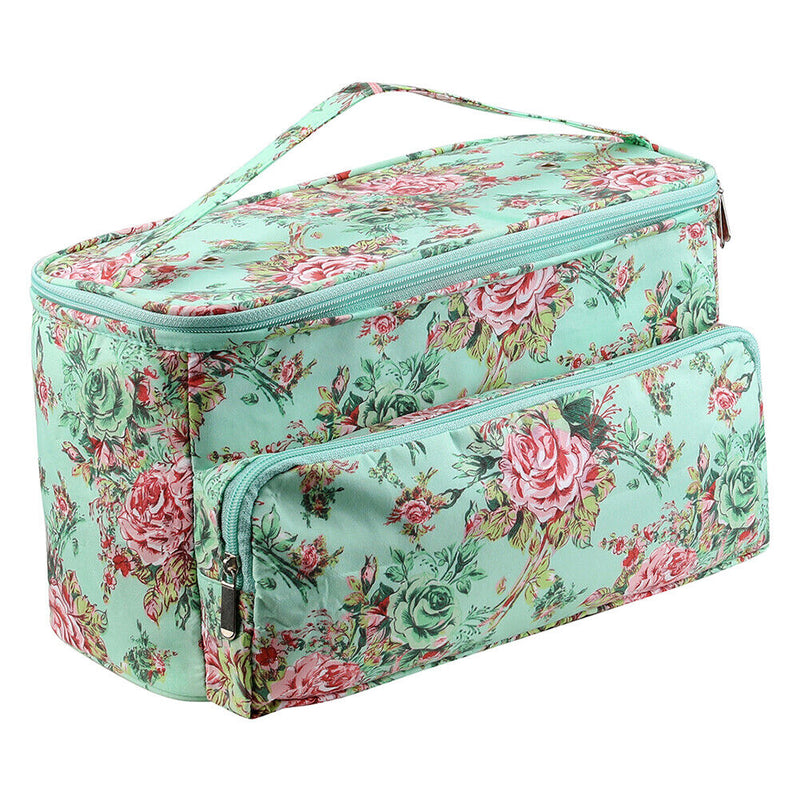 Printing Wool Crochet Hook Storage Tote Bag Knitting Yarn Holder Organizer