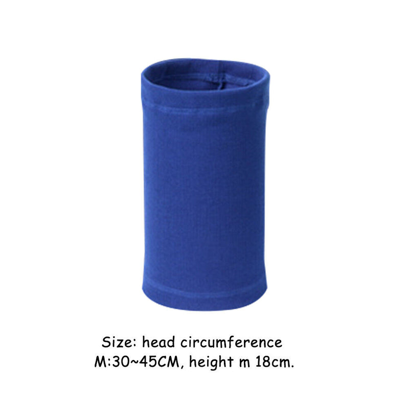 Dog Grooming Earmuffs Warm Noise-Proof Pet Ear Cover Windproof Hat (Blue M)