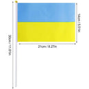 Show Handwaving Flags Ukrainian National Flags Ukraine Flag Garden Flags