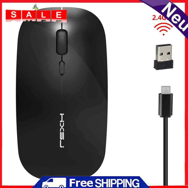 HXSJ M60 2.4GHz Rechargeable Wireless Optical Mouse USB Receiver Computer Mice