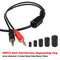 50pcs Clip-on Ferrite Ring Choke RFI EMI Filter Noise Suppressor for Cable Cord