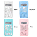 3pcs Scientific Calculator 82MS Statistics(Sky Blue)