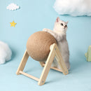 Cat Scratching Ball Toys Sisal Board Scratcher Kitten Grinding Paws Claws Care