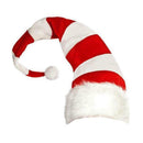 Funny Party Hats Christmas Hats Long Striped Felt Plush Hat Theme Elf W3C6