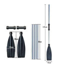 Detachable Boat Oars Float Afloat Oars Fitting Paddle Long Boating Accessories