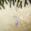 Crystal Wind Chimes Chandelier Rainbow Dragonfly Beads Hanging Decor (3) Newly