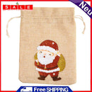 5D DIY Diamond Painting Cartoon Merry Christmas Drawstring Candy Bag Handmade