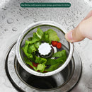 Stainless Steel Kitchen Water Sink Filter Washbasin Drain Hair Catcher Bath Plug