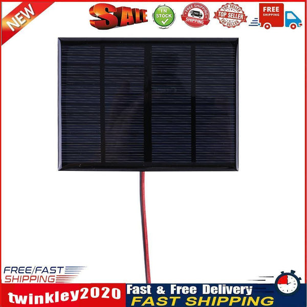 Mini Solar Panel 3W 12V Small Cell Module for 9-12V Battery/Mobile Phone Newly