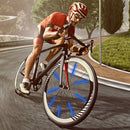 Spoke Reflector 12 Pieces MTB Bike Wheel Spoke Reflective Strips (Blue) Newly