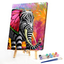 DIY Oil Drawing By Numbers Deer Frameless 40x50cm Animal on Canvas Decor