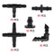 250x Drip Irrigation Fittings Kit Watering System Connectors for 4/7 Tubing