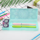DIY Mandala Special Shaped Diamond Painting Students Pencil Storage Box Newly