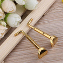 2pcs Violin Adjustable Plating Copper Chinrest Clamps Screws Accessories Newly