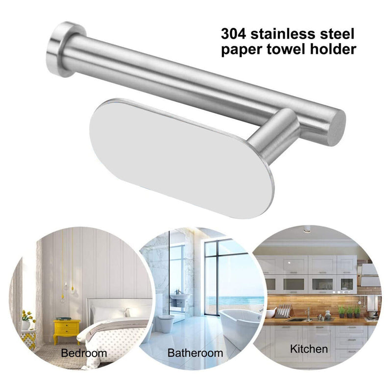 Toilet Paper Holder Adhesive Bathroom Tissue Holder Paper Roll Wall Stand Newly