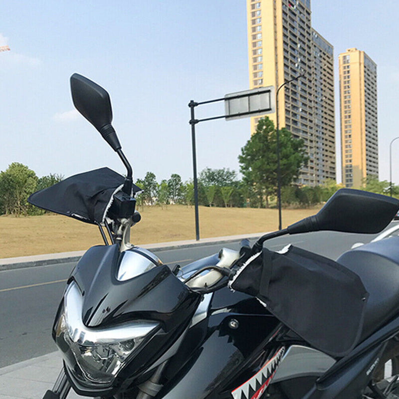 Bike Motorcycle Universal Handleable Thermal Muffs Winter Hand Warm Protector