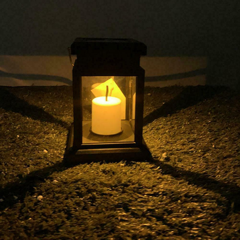 Waterproof LED Solar Powered Hanging Lantern Lights Table Outdoor Garden D0L9