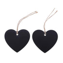 10pcs Mini Blackboard Pendant Wood DIY Double Side Home Furnishing Decor(1)