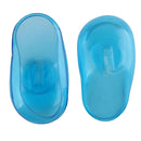 SN9F 2ST Blue Clear Silicone Ear Protector Hair Color Shield Protect Salon Color