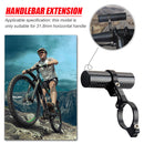 Carbon Tube Bicycle Handlebar Extender MTB Bike Headlight Bracket Holder Newly