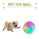Flashing Elastic Teddy Dog Rubber Ball Pet Color Durable Interact Light up
