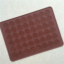 Mold Cake Baking 48 Cavity Macaron Mat Sheets Pastry Muffin Mat Silicone Tray