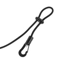 Black Safety Fishing Rod Canoe Kayak Paddle Leash Clip Tether Holder Lanyard