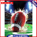 DIY Diamond Painting Kits Rugby Full Round Drill Wall Decor Art Home Decorations