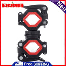 360 Degree Cycling Clip Clamp Rotation Bike Flashlight Front Rear Light Holder