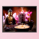 Full Cross Stitch 11CT Buddha Stamped Embroidery DIY Handmade Needlework Kits