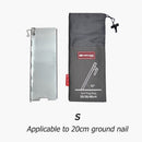 Tent Pegs Bag Oxford Outdoor Camping Wind Rope Tent Nail Buckles Storage Ba
