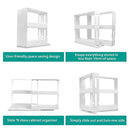 2 Layers Multi-Function Rotating Storage Rack Kitchen Cabinet Spice Holder Newly