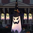 Halloween LED Light Hanging Wizard Hat Lamp Horror Props Home Bar Decor`