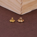 20pcs Copper Leather Craft Belt Wallet Solid Brass Nail Rivets Screws(3) Newly