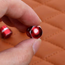 4pcs Universal Aluminum Car Wheel Tire Valve Stem Caps Dust Covers (Red) Newly