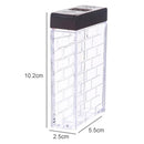 6pcs Transparent Seasoning Jar Spice Salt Pepper Powder Storage Box Kitchen T