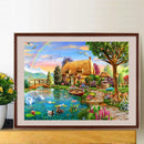 Country House Farmhouse Daily Diamond Painting Kits Full Round Drill Wall Decor